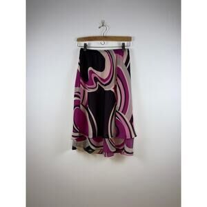 The Limited 100% Silk Pucci-Style Skirt Size M (runs Small)